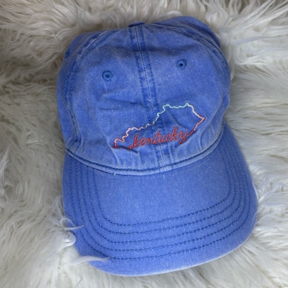 Kentucky Embroidered Denim Cap OS